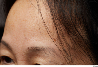 HD Face skin references Kawata Kayoko eyebrow forehead skin pores skin texture 0003.jpg